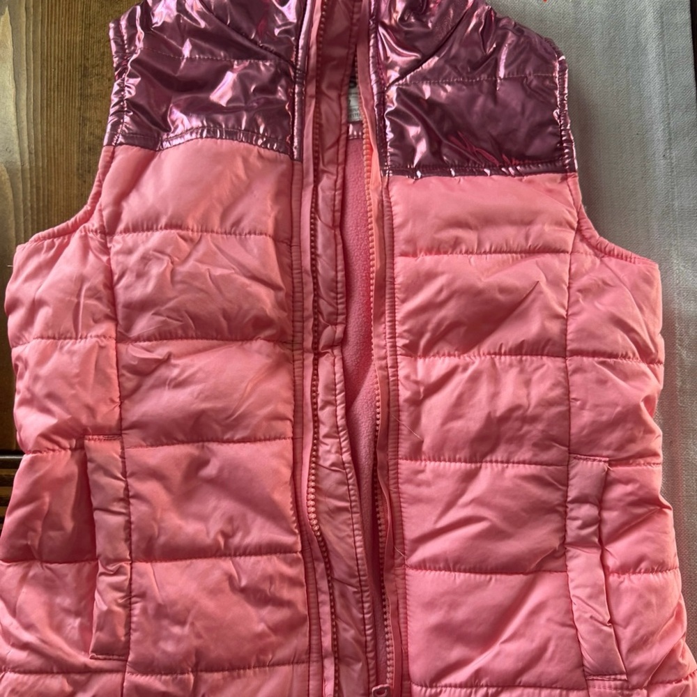 Pink Kids Puffer Vest